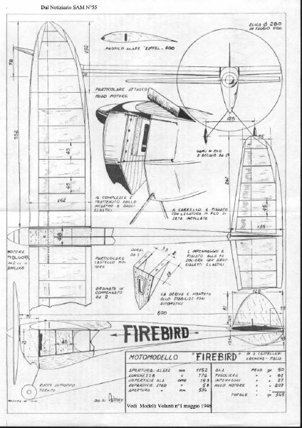 Motomodello Firebird